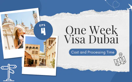 Cost and Processing Time of One Week Visa Dubai