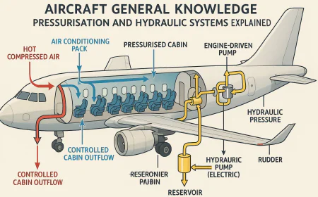 Aircraft General Knowledge (CPL Level): Pressurisation and Hydraulic Systems Explained