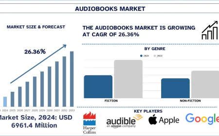 Audiobooks Market Share, Trends, Future Forecast, 2033 | UnivDatos