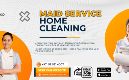 Choose UrbanMop for the Best Maid Service in Dubai – Your Trusted Home Cleaning Partner
