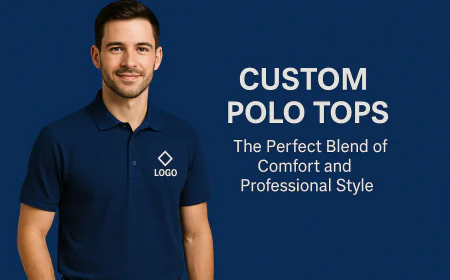 Custom Polo Tops: The Perfect Blend of Comfort and Professional Style