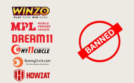 Online Gaming Bill 2025 in India: Full List of Banned Apps