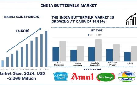 India Buttermilk Market Size, Share & Forecast (2025-2033) | UnivDatos