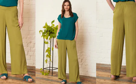 The Rising Appeal of Crinkle Wide Leg Trousers in UK Fashion