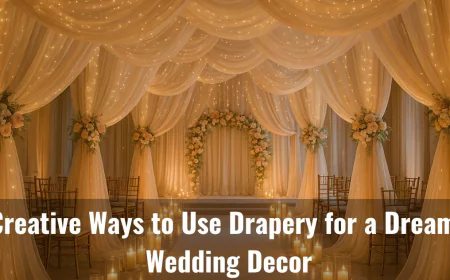 Creative Ways to Use Drapery for a Dreamy Wedding Decor