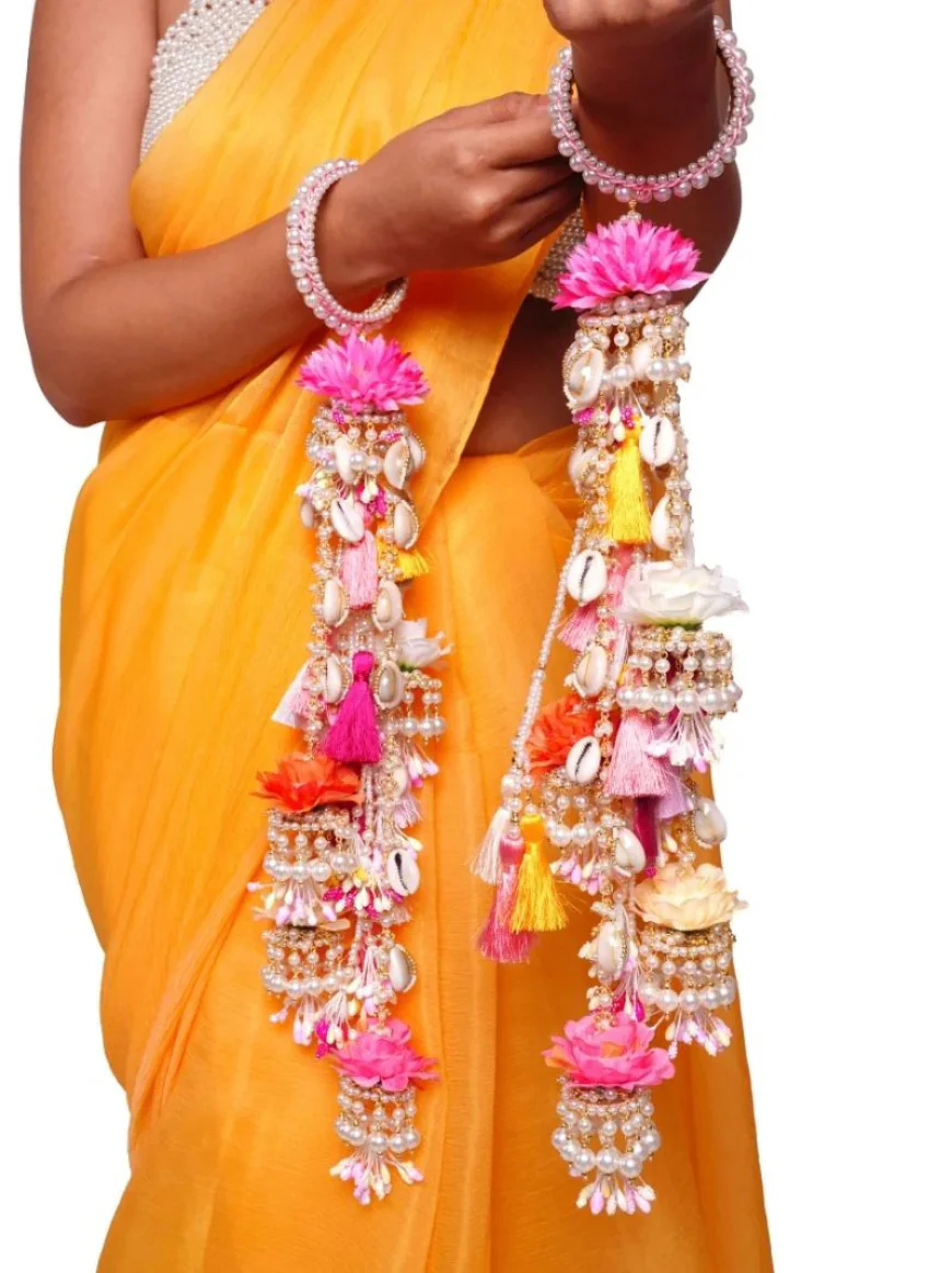 Handcrafted Flower Jewelry Sets | Perfect for Haldi, Mehndi & Weddings