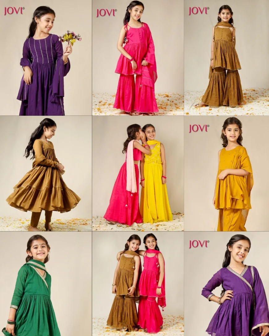 Designer Dresses for Kids – Trendy Ethnic Wear by JOVI India