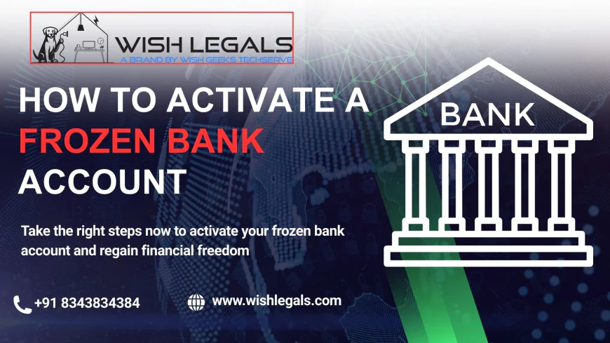 How to Activate a Frozen Bank Account Quickly with Professional Support | Wish Legals Step-by-Step Legal Assistance