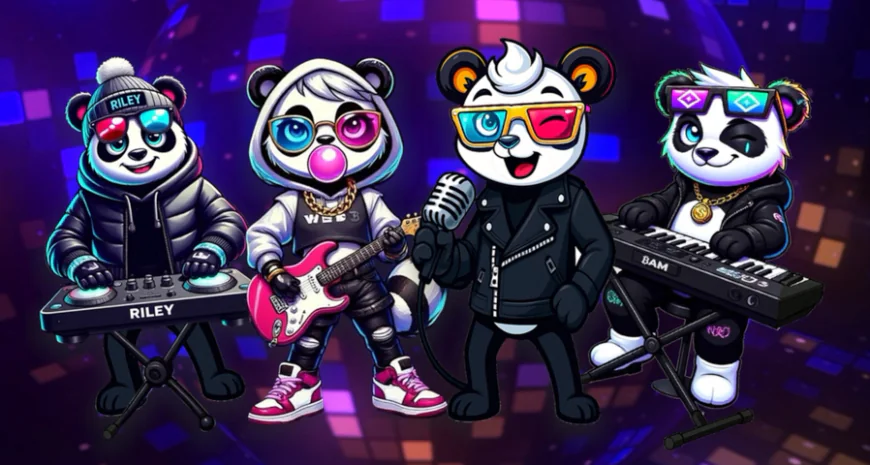 Virtual Panda Band BAMBITZ Fair Launches $BAM Token on Solana, a Memecoin Powered by Beats