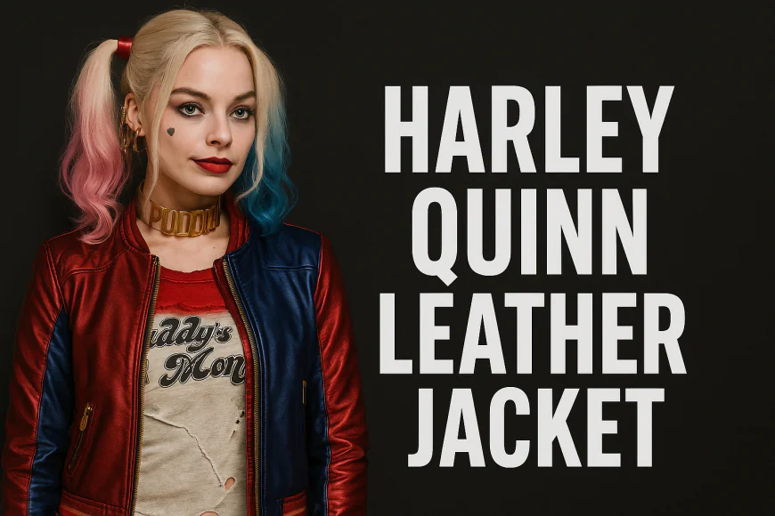 Harley Quinn Leather Jacket: Bold, Rebellious, and Unapologetically Stylish