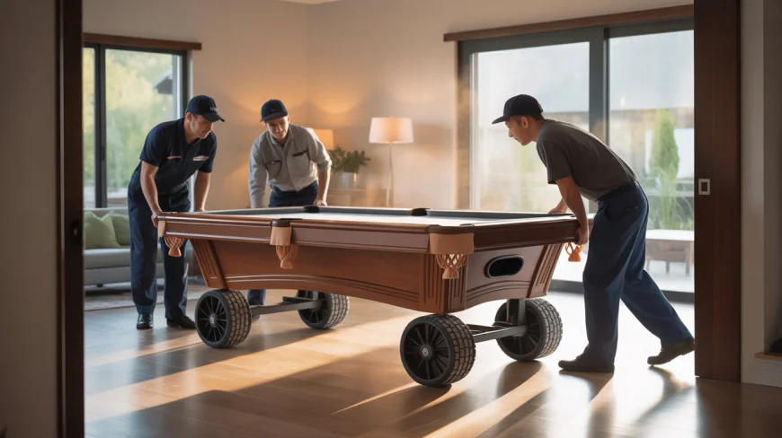 The Right Way to Move a Pool Table Without Breaking It Down