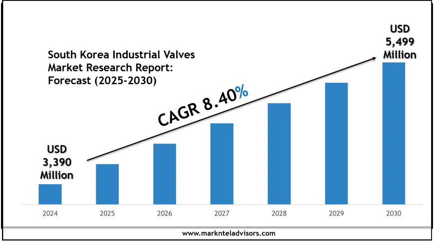 South Korea Industrial Valves Market Forecast 2030: Key Players & Emerging Trends