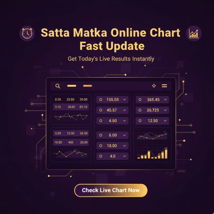 Satta Matka Online Chart Fast Update – Get Today’s Live Results Instantly