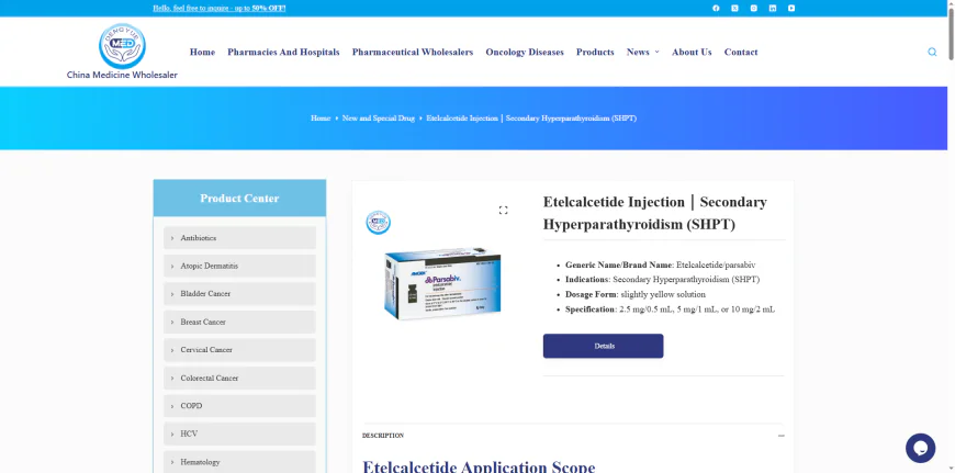 PARSABIV (Etelcalcetide Hydrochloride Injection) – Mechanism of Action and Dosage