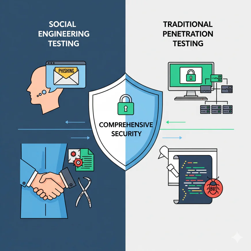 Social Engineering Testing Services vs. Traditional Penetration Testing.