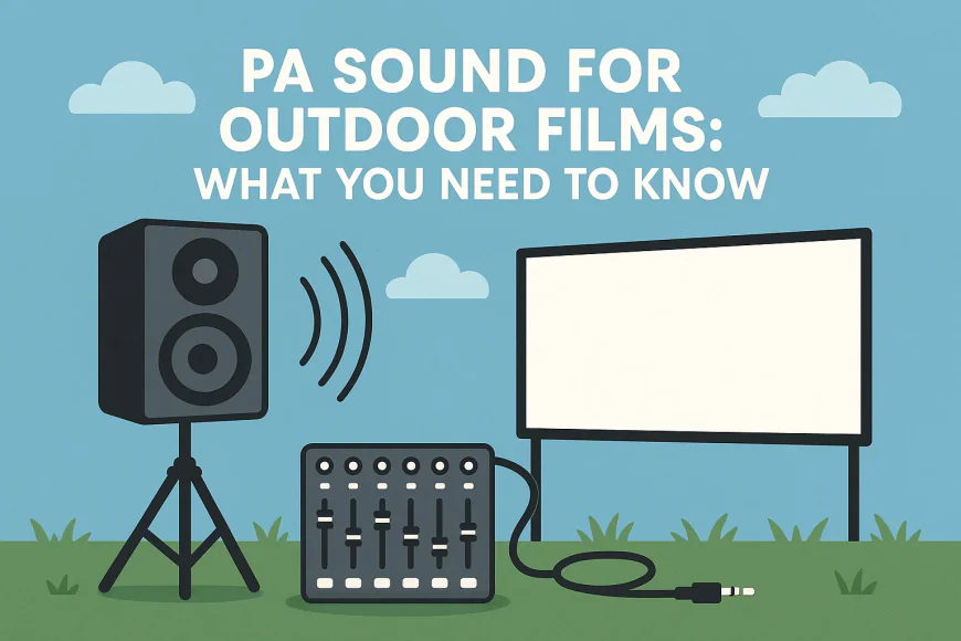 PA sound for outdoor films: What you need to know
