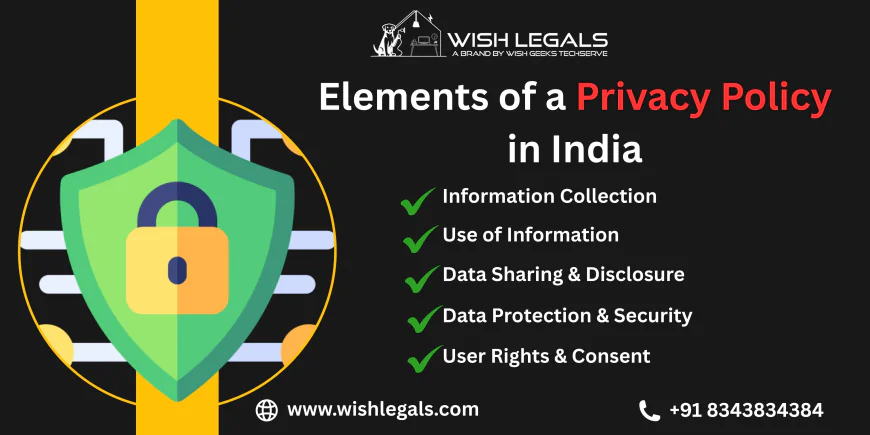 Elements of a Privacy Policy in India to Protect Users and Strengthen Business Transparency | Wish legals