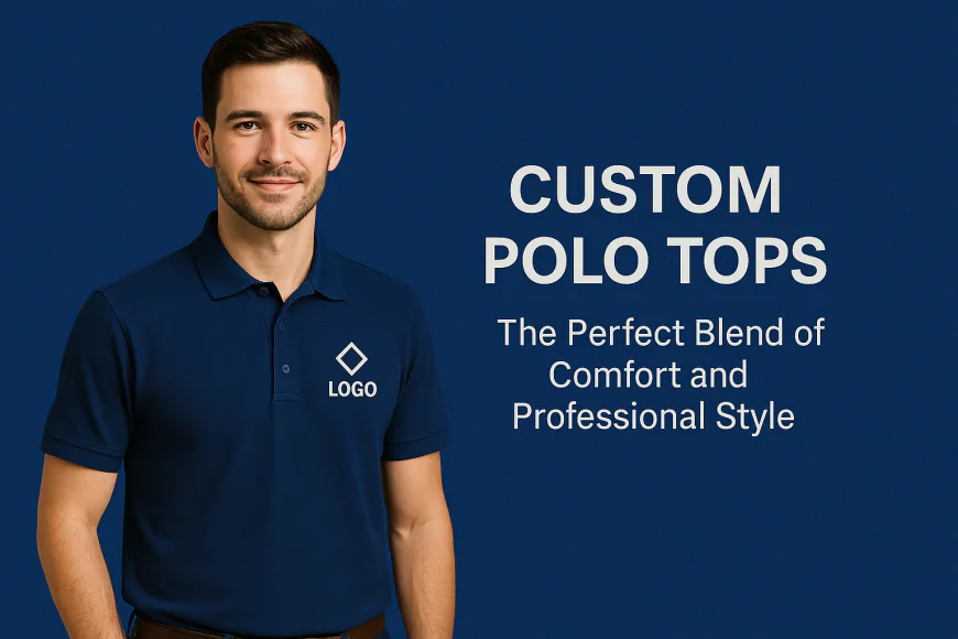 Custom Polo Tops: The Perfect Blend of Comfort and Professional Style