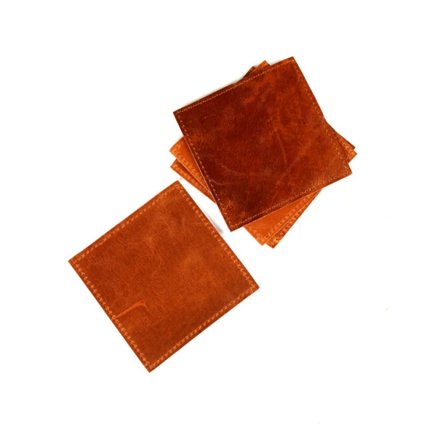 Leather coasters that Look Good and Work Well for Every Home