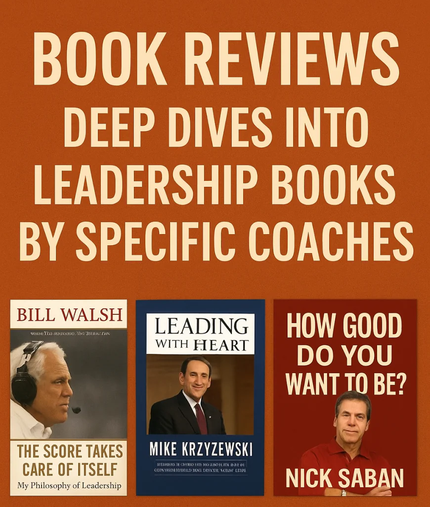 Book Reviews: Deep Dives into Leadership Books by Specific Coaches