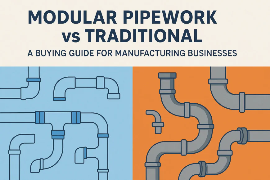 Modular pipework vs traditional: a buying guide for manufacturing businesses