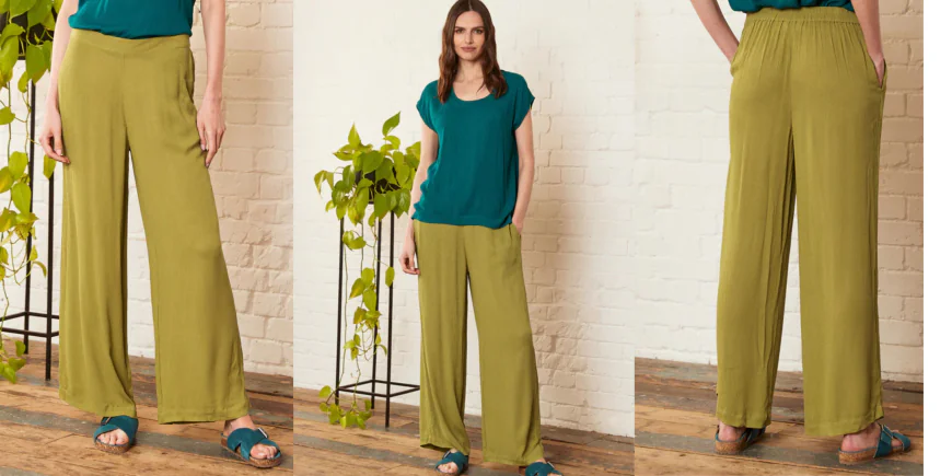 The Rising Appeal of Crinkle Wide Leg Trousers in UK Fashion