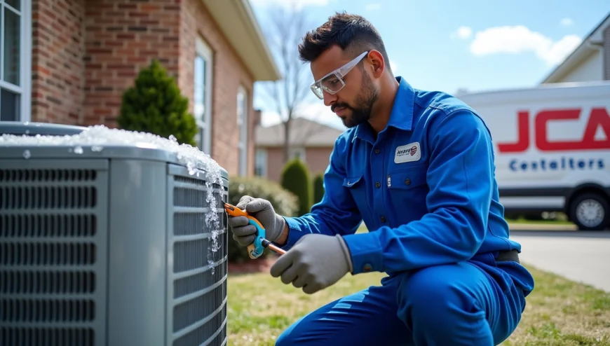 How Refrigerant Leaks Cause AC Compressor Icing Problems