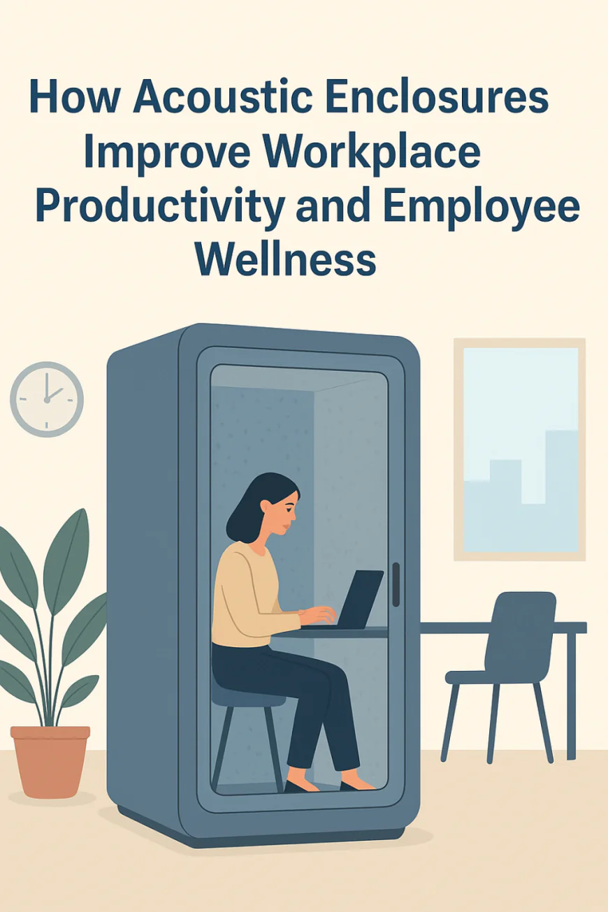 How Acoustic Enclosures Improve Workplace Productivity and Employee Wellness