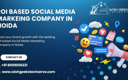 ROI Based Social Media Marketing Company in Noida Helping Brands Build Lasting Online Success | Wish Geeks Techserve
