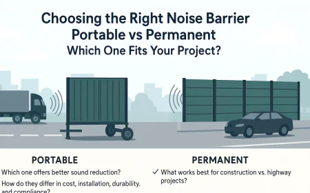 Choosing the Right Noise Barrier: Portable vs Permanent – Which One Fits Your Project?