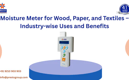 Moisture Meter for Wood, Paper, and Textiles – Industry-wise Uses and Benefits