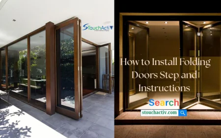 How to Install Folding Doors Step and Instructions