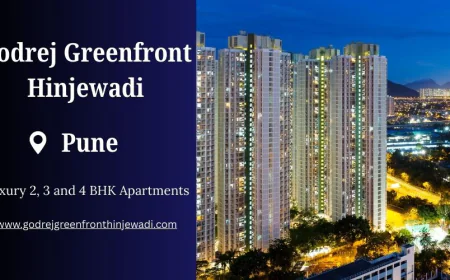 Godrej The Greenfront Hinjewadi Pune: Verdant Peaks in 2, 3 & 4 BHK Flats
