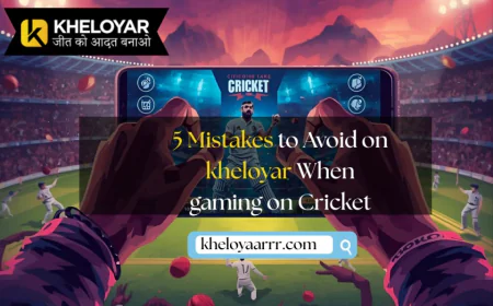 5 Mistakes to Avoid on kheloyar When gaming on Cricket
