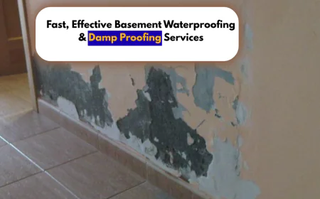 Fast, Effective Basement Waterproofing & Damp Proofing Services