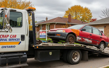 Scrap Car Removal Services Ontario – Quick Cash & Eco-Friendly