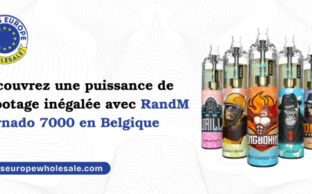Découvrez une puissance de vapotage inégalée avec RandM Tornado 7000 en Belgique