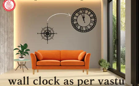 Wall Clock as per Vastu: Enhancing Positive Energy and Harmony at Home