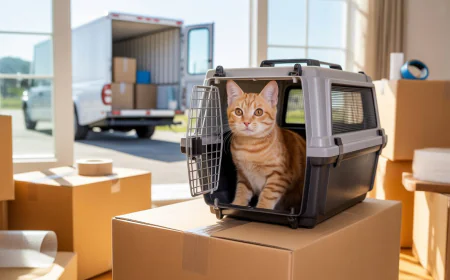 Should I Use a Pet Transport Service to Move My Cat?