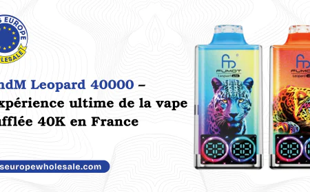 RandM Leopard 40000 – L'expérience ultime de la vape soufflée 40K en France