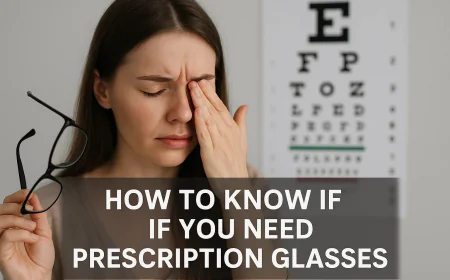 How to Know If You Need Prescription Glasses