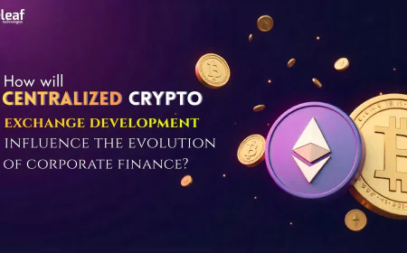 How will centralized crypto exchange development influence the evolution of corporate finance?