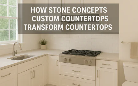 How Stone Concepts Custom Countertops Transform Compact Kitchens and Bathrooms