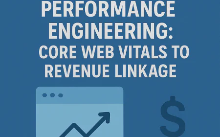 Web App Performance Engineering: Core Web Vitals to Revenue Linkage
