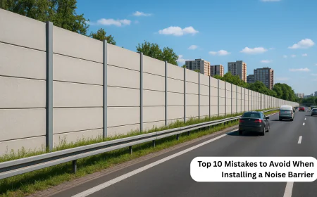Top 10 Mistakes to Avoid When Installing a Noise Barrier