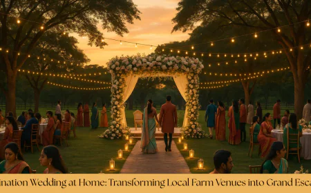 Destination Wedding at Home: Transforming Local Farm Venues into Grand Escapes
