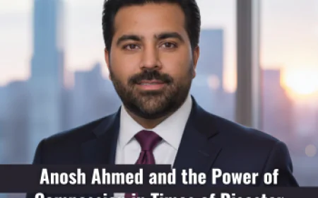 Anosh Ahmed and the Power of Compassion in Times of Disaster