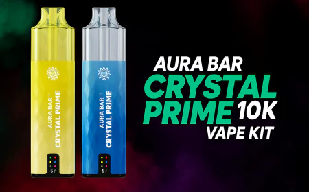 Crystal Prime Aura Bar 10K Vape Kit – Power Meets Performance in Every Puff