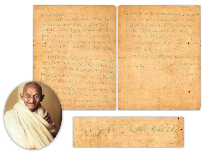 University Archives' October 8th Online Auction Features Items Signed by Jefferson, Gandhi, others