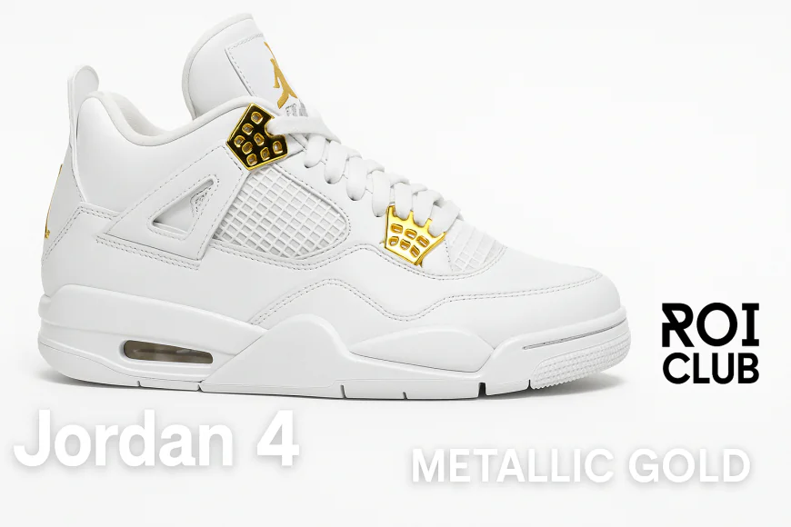 Jordan 4 Metallic Gold: Italy's Luxury Sneaker